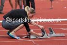Eilidh Child setting up her black for the womens 400 metres hurdles at the Sainsbury's Birmingham Grand Prix. Photos: David T. Hewitson/Sports for All Pics